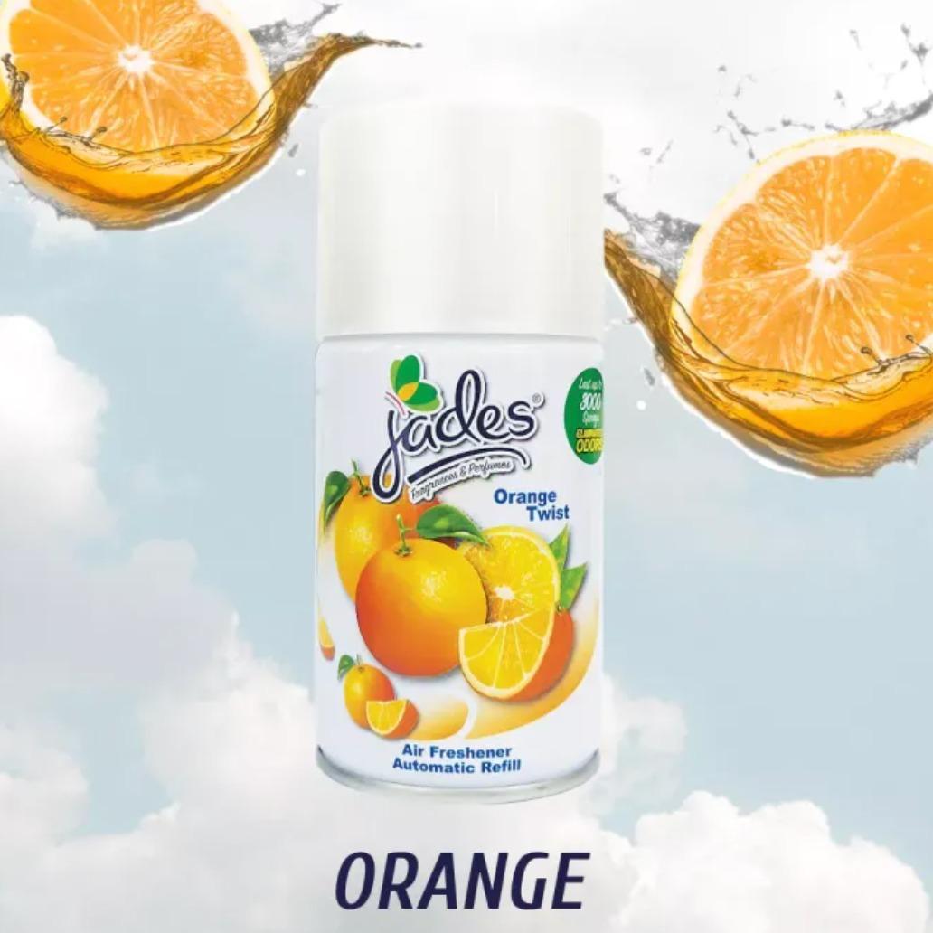 Jades Automatic Spray Refill | Glade Compatible Scent Fragrance Air freshener Lemon Flower Perfume Scented Lavender