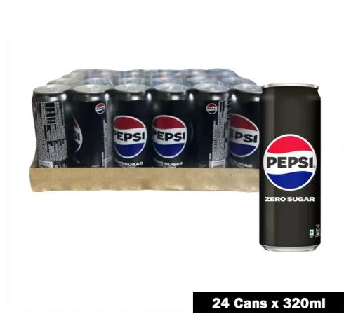 Pepsi Black Zero Sugar 320ml ( Ctn of 24 Bottles )