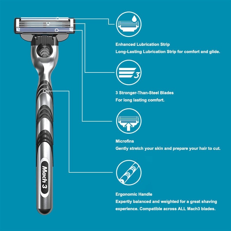 Gillette Shaver Razor Mach 3 | Refills
