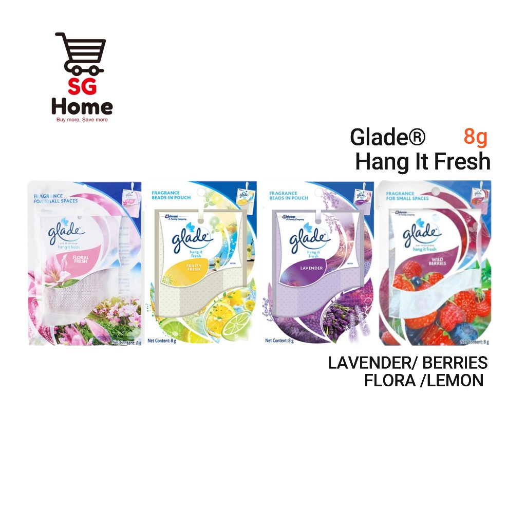 Glade Hang It Fresh Fragrance Beads Air Fresheners Beads Home Fragrance Air Homes | Cars | Autos 8g / Pack