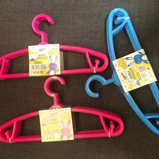Kids Hanger Baby Clothes Hanger Anti Slip Plastic | 12 Pcs/Set