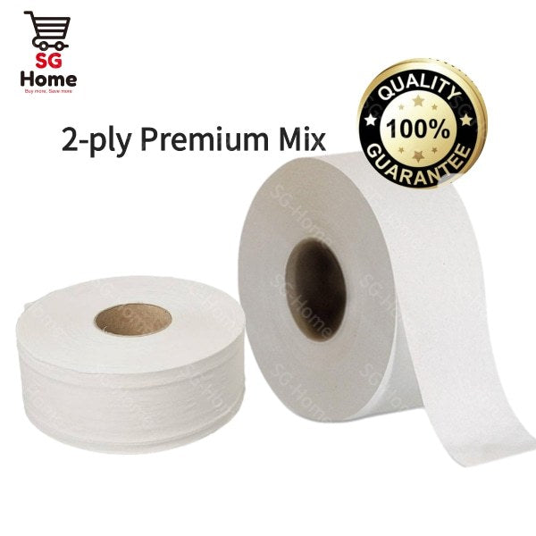 Belux Toilet paper Jumbo Paper 2 Ply Commercial CTN | 16 Rolls