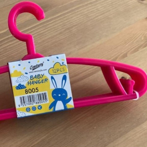 Kids Hanger Baby Clothes Hanger Anti Slip Plastic | 12 Pcs/Set
