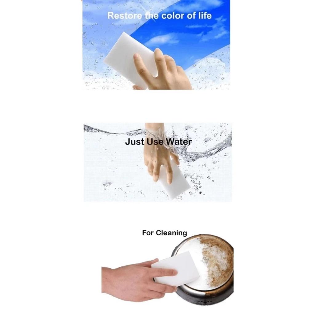 Magic Sponge | Melamine Sponge Big Cut | Sponge Cleaner