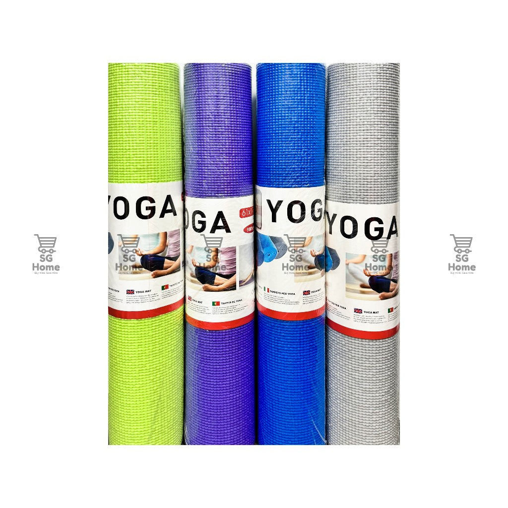 Yoga Mat Anti-skid Sports Fitness Mat 6MM Thick Foam 瑜伽垫