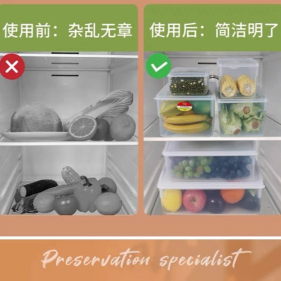 BUNDLE OF 6 | Transparent multi-purpose storage box | storage container | storage box | Food container | Food grade PP5