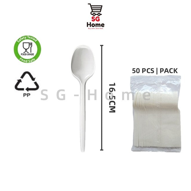 Disposable Paper Plate | Tableware Food Grade Safe | Spoons | Forks | Straw | Stirrer 5PP