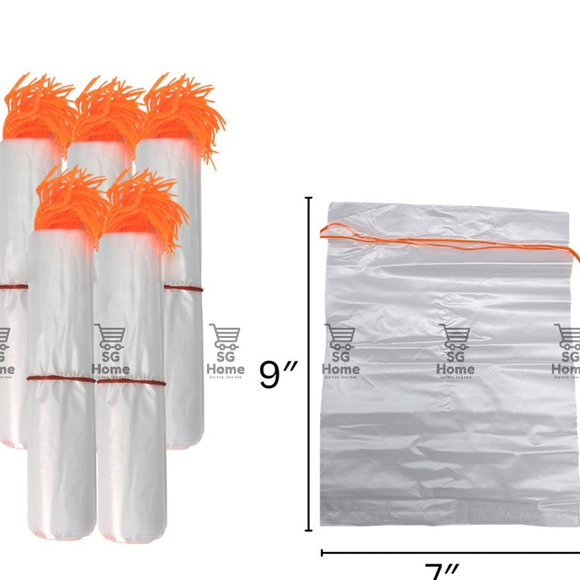 Food Bag HDPE Plastic Bag | String Food bag | High Quality |Food Grade HDPE Plastic Bag