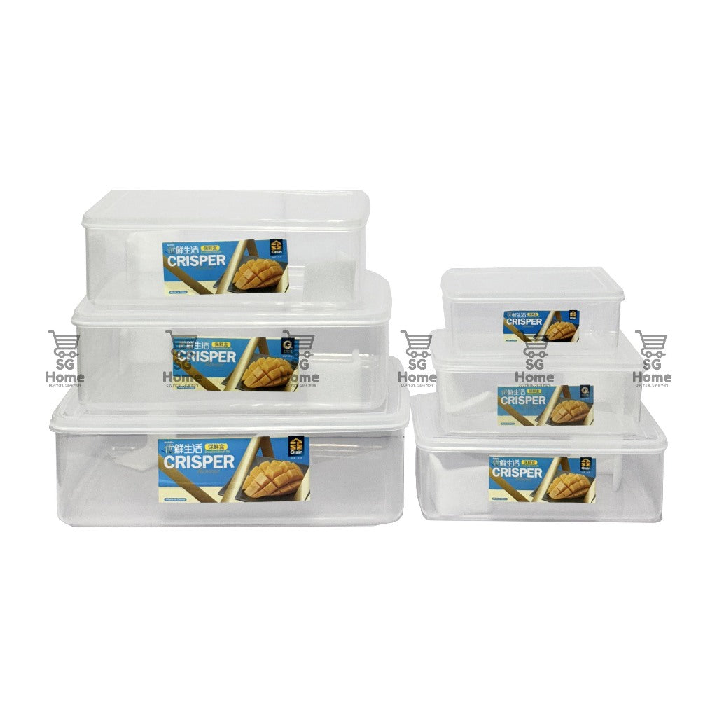 BUNDLE OF 6 | Transparent multi-purpose storage box | storage container | storage box | Food container | Food grade PP5