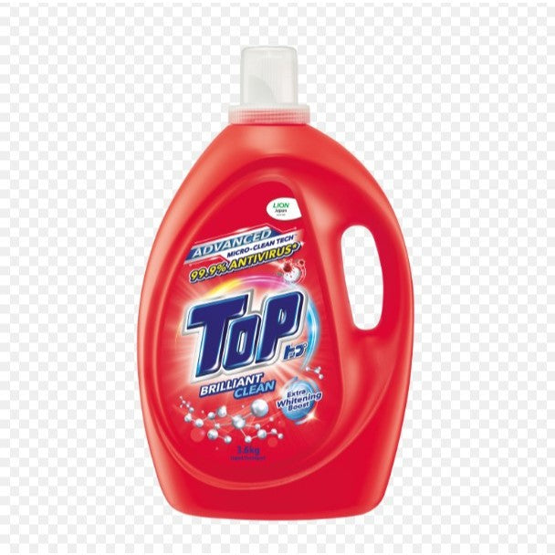 TOP Liquid Laundry Detergent Brilliant Clean | Blooming Pleasures | Stain Buster | 3.6kg X 4 Bottles