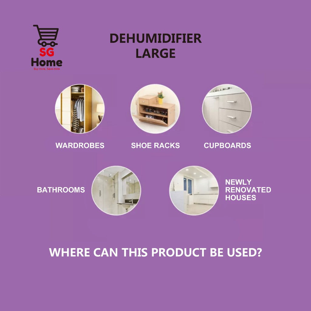 Dehumidifier dehumidifier refill Moisture Absorber 3 Pcs | 1 SET