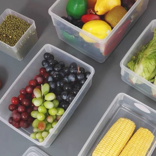 BUNDLE OF 6 | Transparent multi-purpose storage box | storage container | storage box | Food container | Food grade PP5