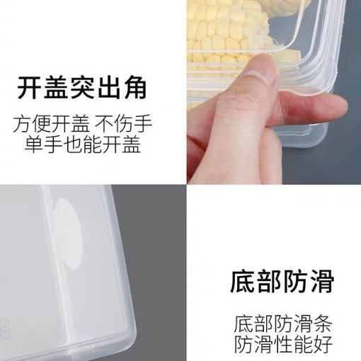 BUNDLE OF 6 | Transparent multi-purpose storage box | storage container | storage box | Food container | Food grade PP5