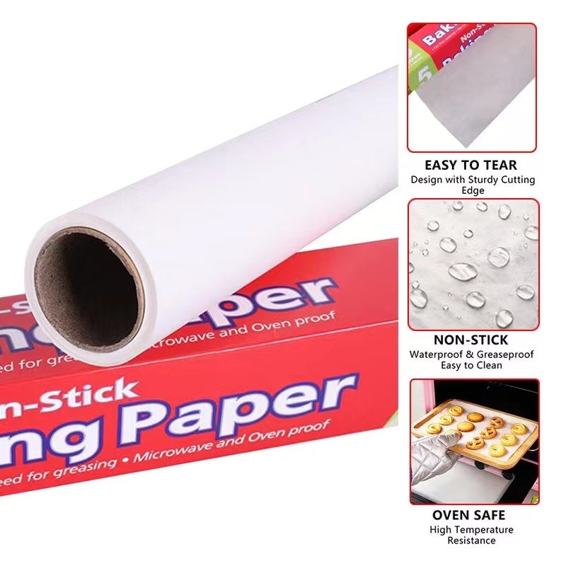 Non stick Baking Paper | Wax Paper | Heavy Duty Aluminum Foil | Food Grade 300mm