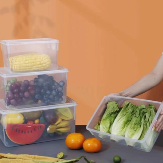 BUNDLE OF 6 | Transparent multi-purpose storage box | storage container | storage box | Food container | Food grade PP5