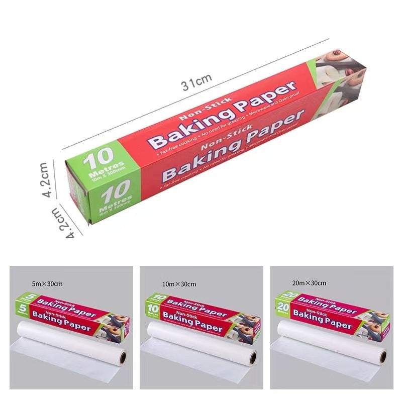 Non stick Baking Paper | Wax Paper | Heavy Duty Aluminum Foil | Food Grade 300mm