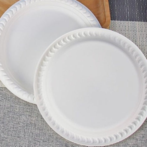 Disposable Paper Plate | Tableware Food Grade Safe | Spoons | Forks | Straw | Stirrer 5PP