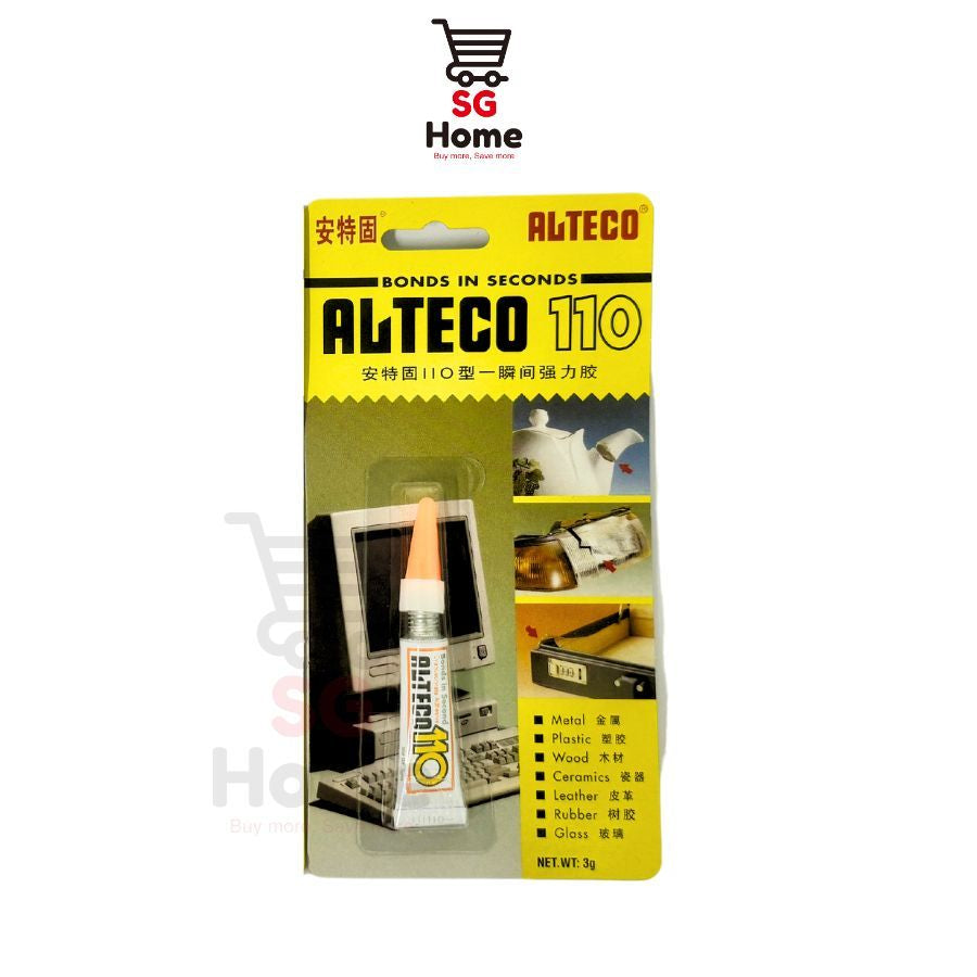Super Glue | Alteco Gel Super Glue | Metal rubber plastic ceramics plastics acrylic wood