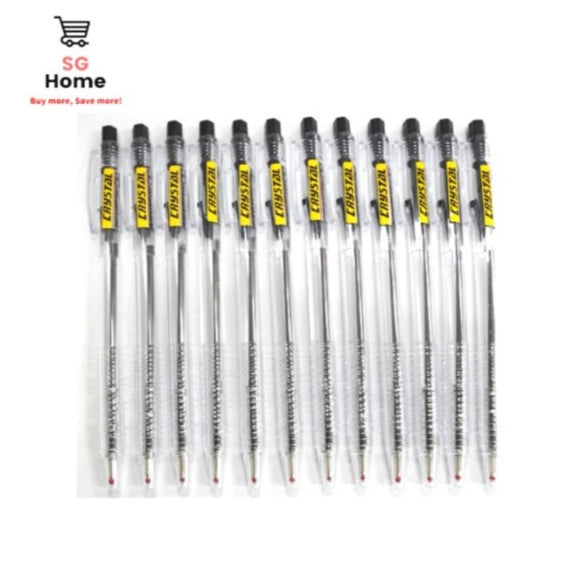 Ball Pen | Black Ball Pen | Blue Ball Pen | 12 Pcs