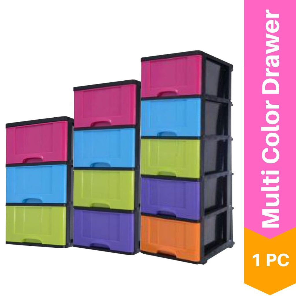 Century Multi tier Plastic drawer 3/4/5 Tier
