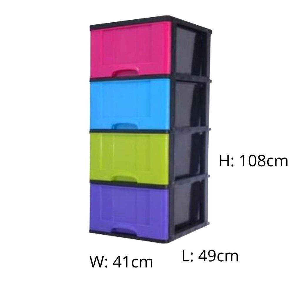 Century Multi tier Plastic drawer 3/4/5 Tier