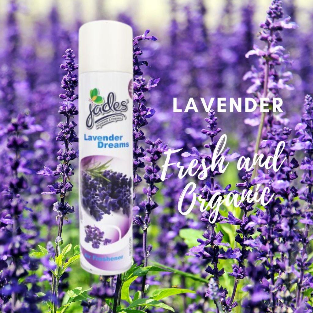 Jades Air Freshener |  Fresh Aroma Spray  | Toilet Fresher | Deodorize  Lemon| Lavender 300ml