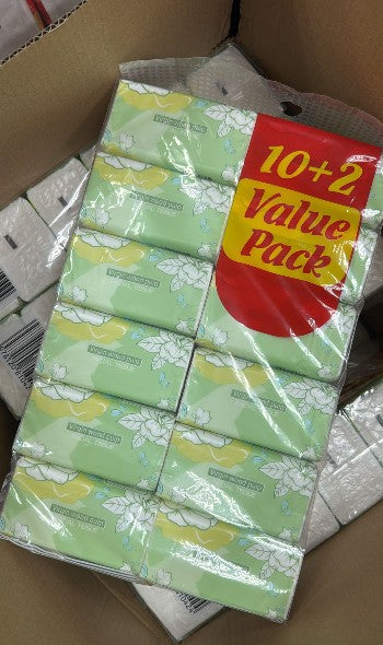 CTN DEAL | Virgin Wood Tissue 2Ply | 84 Sheets | Pack --Value Pack | 12 Packs X 10 Sets | CTN