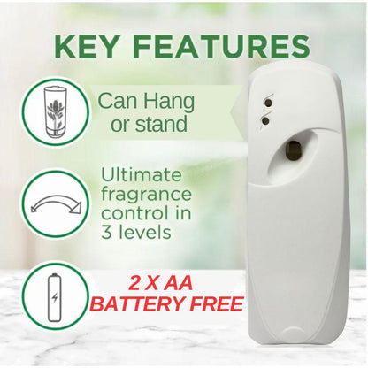 Jades Automatic Spray Refill | Glade Compatible Scent Fragrance Air freshener Lemon Flower Perfume Scented Lavender