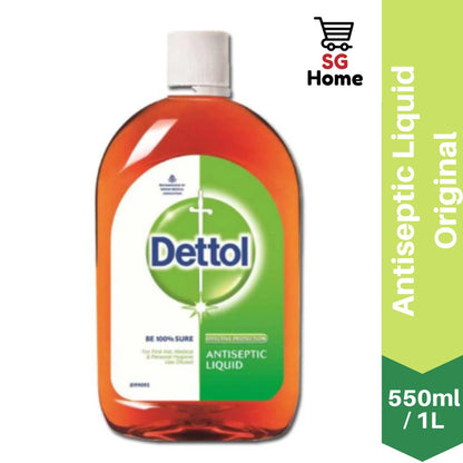 Dettol Antiseptic Germicide Liquid  (Kills 99.9 Percent of Germs) - 1L 550ML