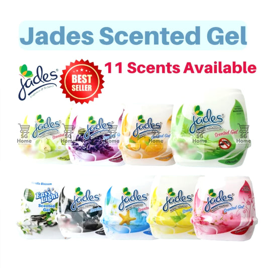 Jades Scented Gel Air Fresheners Car House Toilet  180g