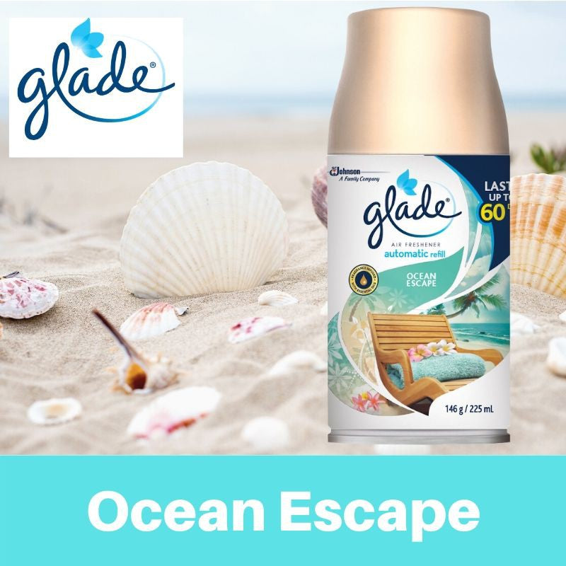 Glade Automatic Spray Refill Scent Fragrance Air freshener Aroma Diffuser Automatic Spray Device Compatible 146g l 225ml