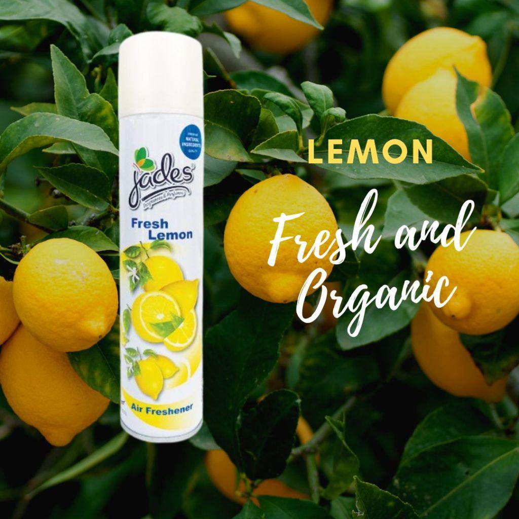 Jades Air Freshener |  Fresh Aroma Spray  | Toilet Fresher | Deodorize  Lemon| Lavender 300ml