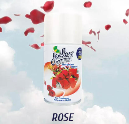 Jades Automatic Spray Refill | Glade Compatible Scent Fragrance Air freshener Lemon Flower Perfume Scented Lavender