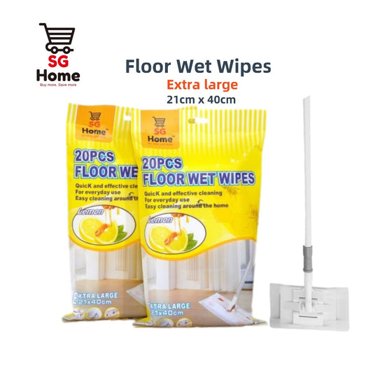 Floor Wet Wipes  Lemon X-Large Extra large | 20 sheets | pack