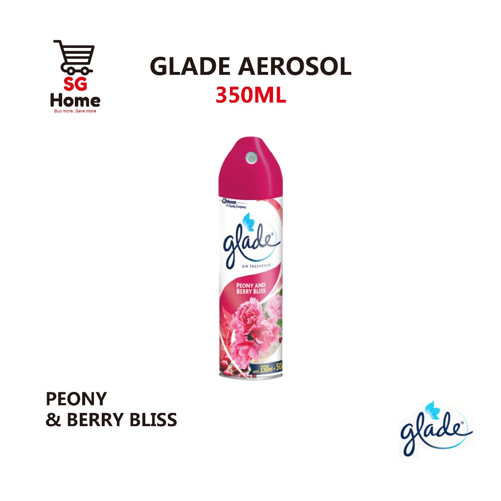 Glade Air Freshener Spray Fragrance Scent Spray Deodorizer Home | Car Ocean Peony Lemon Lavender 350ml [Mix & Match]