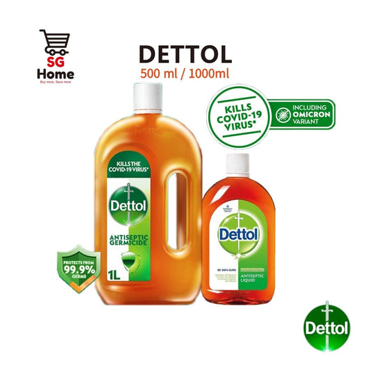 Dettol Antiseptic Germicide Liquid  (Kills 99.9 Percent of Germs) - 1L 550ML