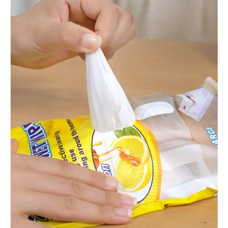 Floor Wet Wipes  Lemon X-Large Extra large | 20 sheets | pack