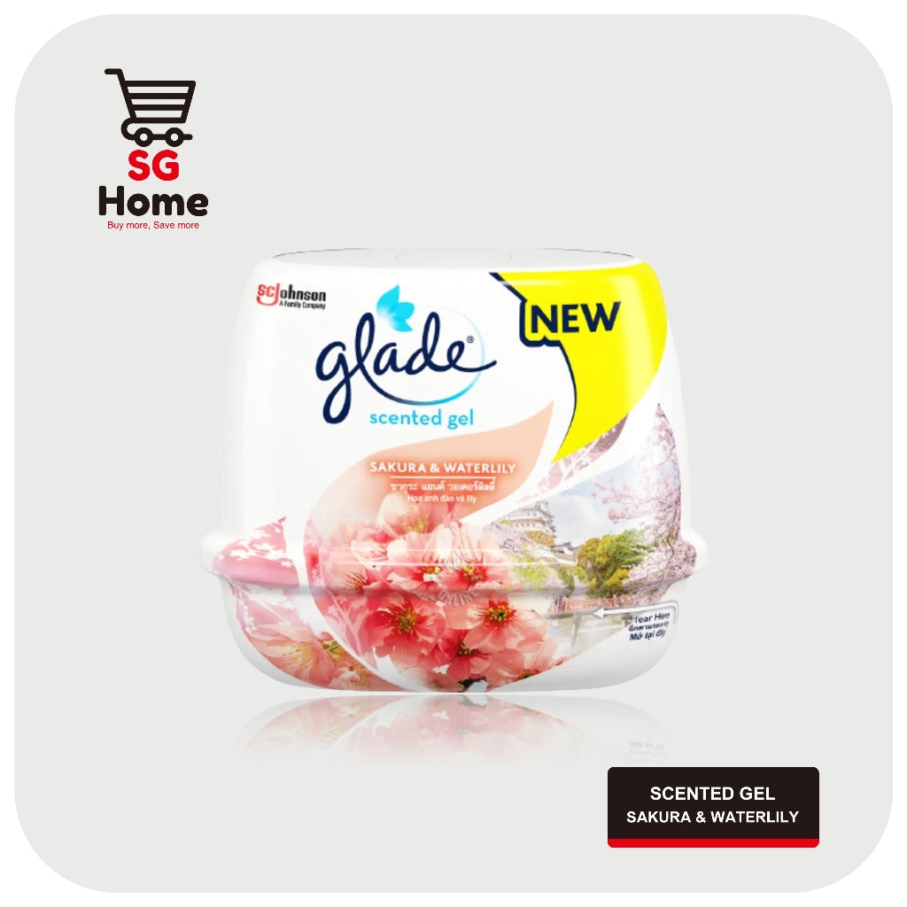 Glade Scented Gel Air Fresheners l Fragrance Car House Toilet Room -180g | 170g  [Mix & Match]