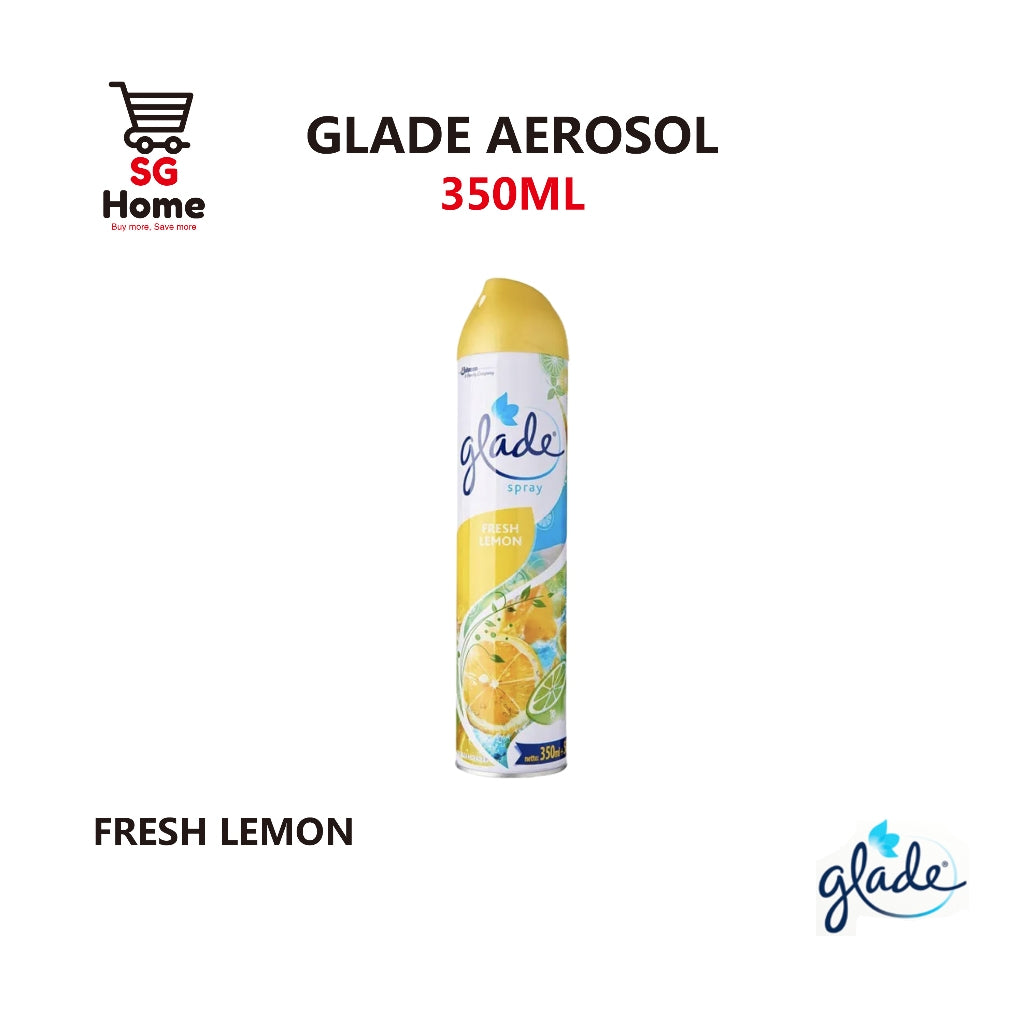 Glade Air Freshener Spray Fragrance Scent Spray Deodorizer Home | Car Ocean Peony Lemon Lavender 350ml [Mix & Match]