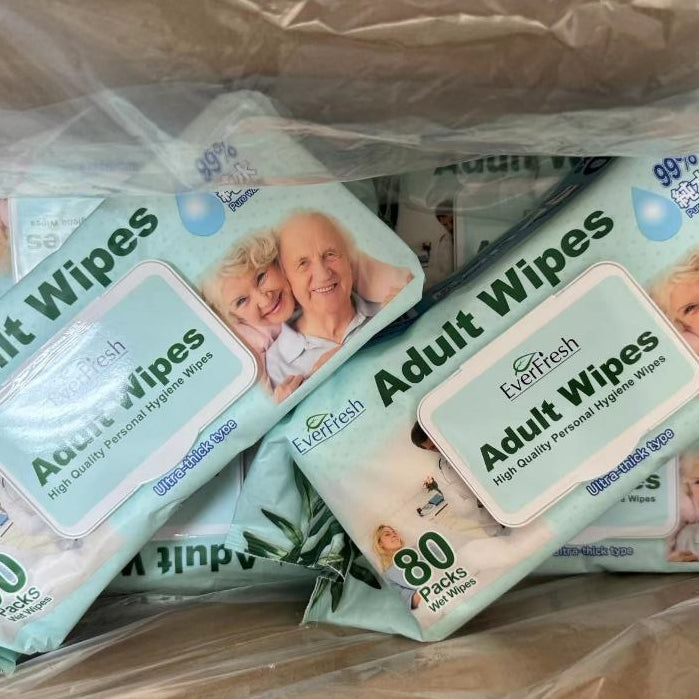 Everfresh Adult Wet Wipes 80Sheets | Pack (N20609)