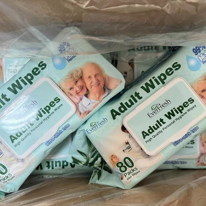 Everfresh Adult Wet Wipes 80Sheets | Pack (N20609)