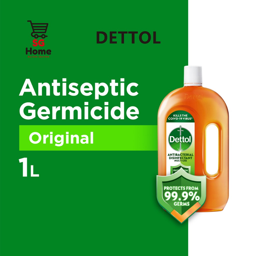 Dettol Antiseptic Germicide Liquid  (Kills 99.9 Percent of Germs) - 1L 550ML