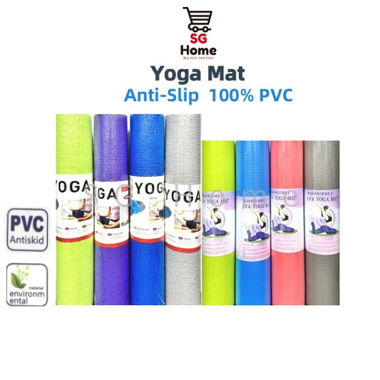 Yoga Mat Anti-skid Sports Fitness Mat 6MM Thick Foam 瑜伽垫
