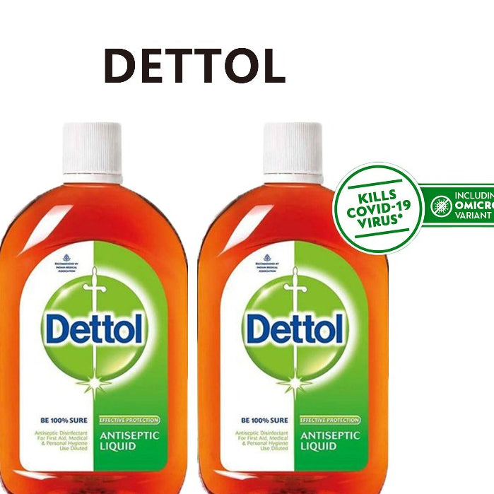 Dettol Antiseptic Germicide Liquid  (Kills 99.9 Percent of Germs) - 1L 550ML