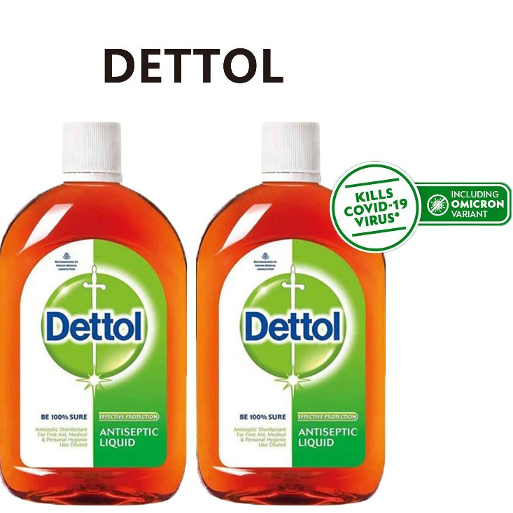 Dettol Antiseptic Germicide Liquid  (Kills 99.9 Percent of Germs) - 1L 550ML
