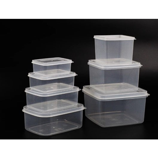 Disposable Plastic Food Container | Takeaway Lunch Box | Food Storage Box | BPA Free
