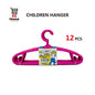 Kids Hanger Baby Clothes Hanger Anti Slip Plastic | 12 Pcs/Set