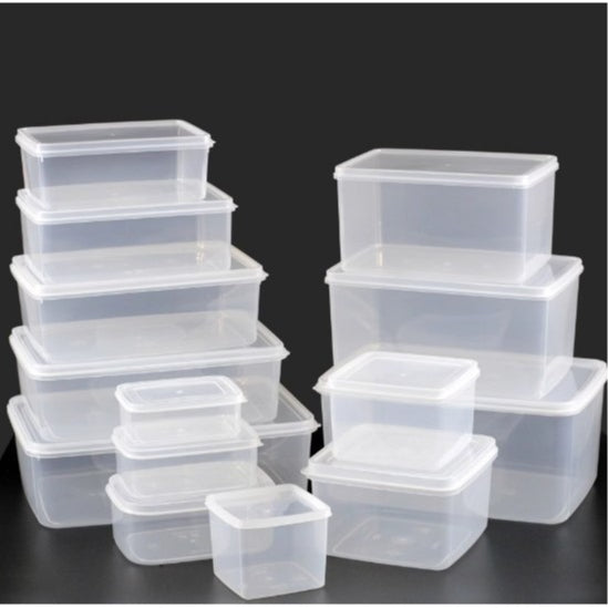Disposable Plastic Food Container | Takeaway Lunch Box | Food Storage Box | BPA Free