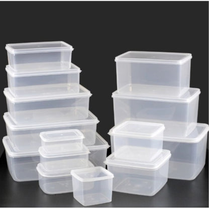 Disposable Plastic Food Container | Takeaway Lunch Box | Food Storage Box | BPA Free