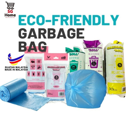 Trash bag Big Garbage bag | Rubbish Bin Bag | Drawstring Home | office | outdoor Recycled Material [Mix]
